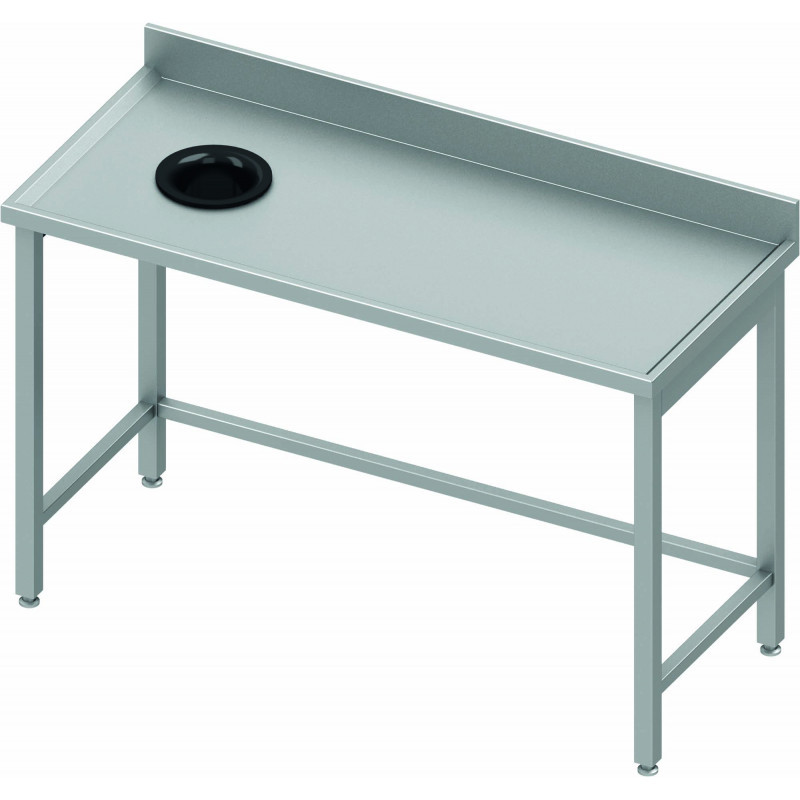 Table Inox avec Vide Ordures