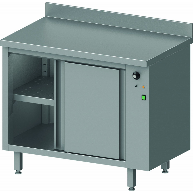 Meuble Chauffant Inox