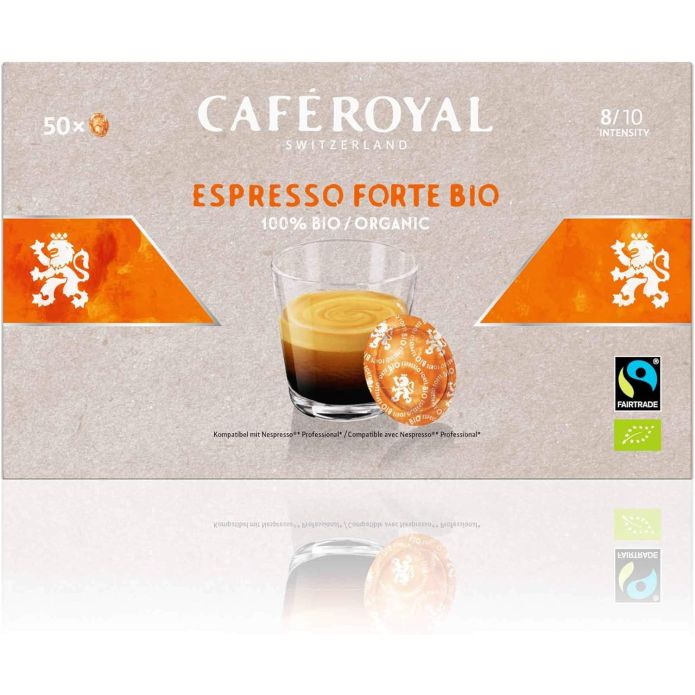 150 Capsules café espresso forte bio compatibles Nespresso pro