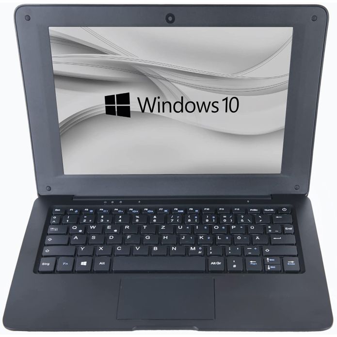 Ordinateur Portable Mini 10.1 32Go Windows 10 Ultra Mince et Léger Netbook  Intel Quad Core PC