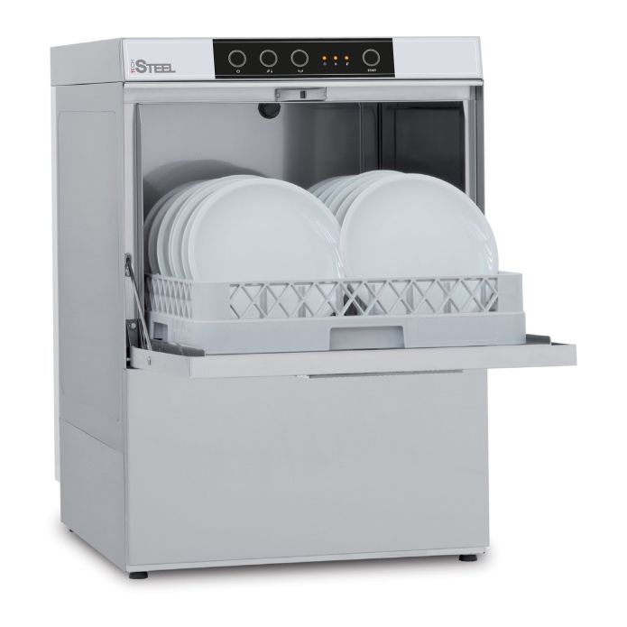 Lave-vaisselle professionnel avec adoucisseur - 5,4 kW - Triphasé - Colged  Pas Cher