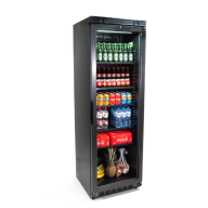 Réfrigérateur LED - 380 Litres - Noir - Veba