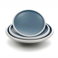 Assiette Creuse Mélamine Bleue Ø 25,5 cm - Pujadas
