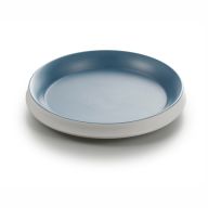 Assiette Mélamine Ronde Bleue Ø 19,5 cm - Pujadas