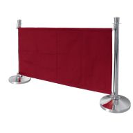 Barrière en toile rouge de 1,43 m -  Bolero
