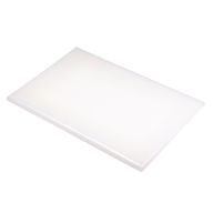 Planche polyéthylène 600 x 450 mm blanche haute densité - Hygiplas