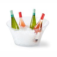 Seau à Champagne Ovale Transparent 44,5 x 41,5 cm - Pujadas