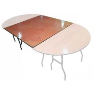 Table Pliante Carrée en Bois - 122 x 122 cm