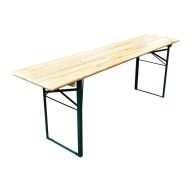 Table Pliante en Epicéa - 220 x 50 cm