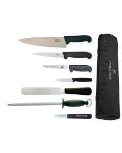 Ensemble de Couteaux Professionnel avec Couteau Chef 21,5 cm et étui - Victorinox Hygiplas Vogue - 