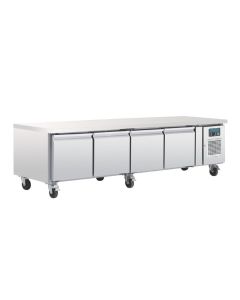 Soubassement Réfrigéré Professionnel Positif 4 Portes - 420 L - Polar -
