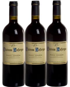 Pessac Léognan 2018 AOC" Château Lafargue", Blanc sauvignon sec - 3 x 75cl.