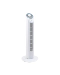 Ventilateur colonne Dakota 74cm blanc 50W avec oscillation