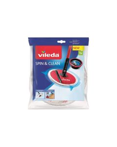Vileda Recharge Lave-Sol Spin et Clean - Nettoyage Efficace et Pratique