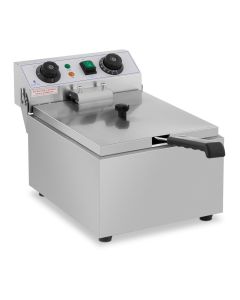Friteuse électrique professionnelle restaurant 1 x 10 litres minuterie