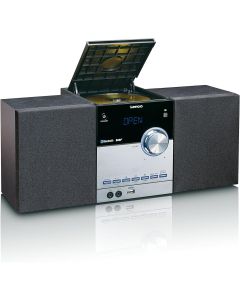 Mini chaine hifi stéréo FM CD BLUETOOTH USB noir gris