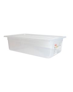 Bac gastronorme GN1/1 HACCP + couvercle - 150 mm - 20 L - Lot de 2