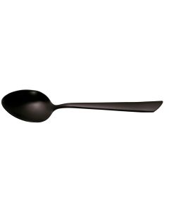 Cuillère à café monobloc Delta black inox (lot de 6)