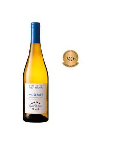Vin blanc de Loire Muscadet Côtes de Grandlieu sur lie 2021 - Domaine du Haut Bourg - 75 cl