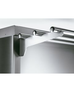 Rampe à Plateaux en Inox pour Distributeur d'Assiettes à Niveau Constant Double - 1000x350 mm - Distform