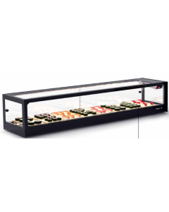 Vitrine Sushi Réfrigérée - 1580 x 380 x 300 mm - Sans Groupe de Réfrigérateur à Distance - SAYL