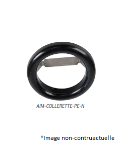 Trou Vide-Déchêts avec Aimant - Collerette PE Vert RAL 6018 - L2G