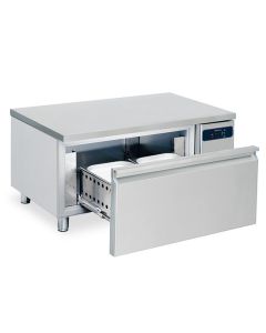 Soubassement Réfrigéré avec 1 Tiroirs GN 2/1 H150 mm pour Appareils de Cuisson L1200 mm - Virtus