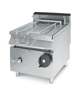 Sauteuse Basculante Électrique, Capacité 80 Litres, avec Cuve en Inox - Virtus