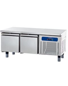 Soubassement Réfrigéré avec 2 Tiroirs 1/1 pour Appareils de Cuisson, L1200 mm - Virtus