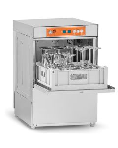 Lave-Verre Professionnel Digital Pompe de Vidange - Panier 400 x 400 mm - Virtus