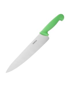 Couteau de Cuisinier Vert Professionnel 255mm - Hygiplas