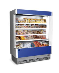 Vitrine Réfrigérée Murale 4 Étagères pour Produits Laitiers +3°/+5°C - Virtus
