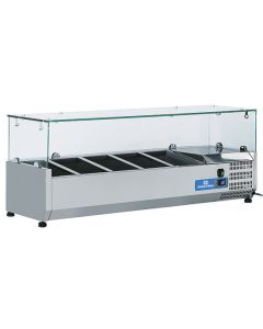 Saladette Réfrigérée 5X GN 1/4 H 150 mm, +2°/+8°C - Virtus