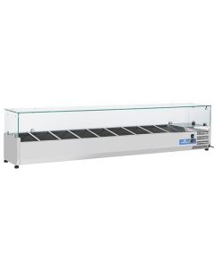 Saladette Réfrigérée 10X GN 1/4 H 150 mm, +2°/+8°C - Virtus