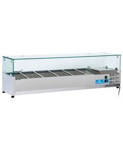 Saladette Réfrigérée 6X GN 1/4 H 150 mm, +2°/+8°C - Virtus
