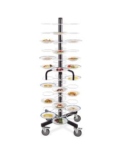 Echelle Porte-Assiettes Sur Roues, Capacité 96 Assiettes Ø 180-240 mm - Virtus
