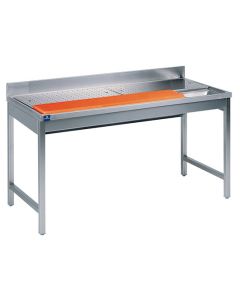 Table Inox de Découpe pour Viande Planche à Découper et Trou Vide Déchets - Virtus