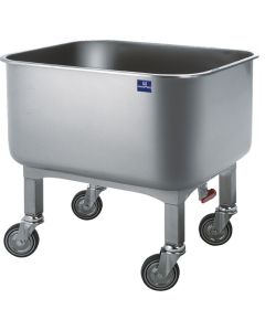 Chariot à Lavages Avec robinet de Vidange, 80 Litres - Virtus - GKZ0001
