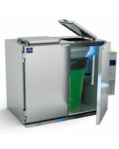 Refroidisseur de Poubelle 2 x 120/ 240 Litres - Avec Groupe à Droite Et Kit D'Hiver - Virtus