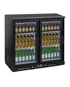 Réfrigérateur Bar Avec 2 Portes Battante En Verre, 210 Litres, +2°/+12°C - Virtus - 9975F