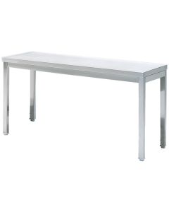 Table Inox de Travail sans Étagère sans Dosseret 900 x 600 mm - Virtus