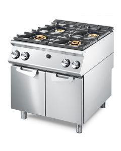 Cuisinière Gaz Sur Coffre 2 Portes, 4 Brûleurs - Virtus - VS9080PCGP