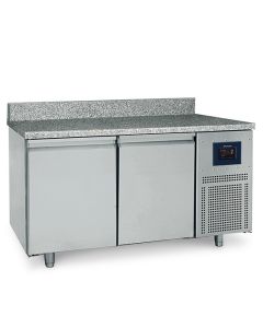 Table Réfrigérée Pâtisserie 2 Portes 600X400 mm, Plan En Granite, -2°/+8°C - Wifi - Virtus - BNZ0001/FN