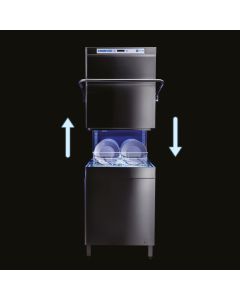 Lave-vaisselle à capot automatique paniers 500x500 - Hoonved - TLC150 AUTO