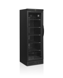 Vitrine Réfrigérée Vitrée Réversible CEV425 - Couleur Noire - TEFCOLD