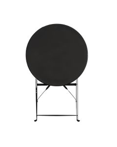 Table de terrasse en acier noir Bolero 595 mm - 