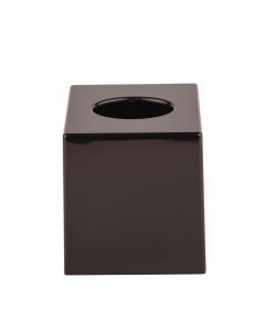 Boîte à Mouchoirs Carrée Noire - Bolero
