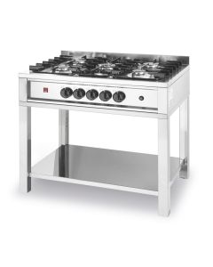 Table de cuisson à gaz - 5 feux Kitchen Line 143kW - Hendi