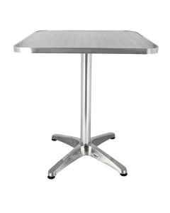 Table aluminium Bruxelles 60x60 - Lot de 1