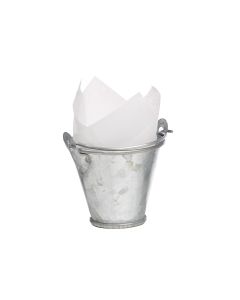 Seau en métal avec anse 30 ml Diam: 4,9 cm 4,9 x 4 cm - 24 unités
